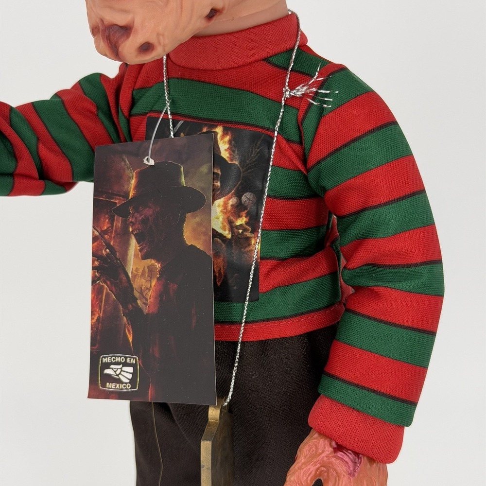 Freddy Krueger Nightmare On Elm Street Doll 14" Mexican Bootleg KO Horror Lights - Picture 4 of 8